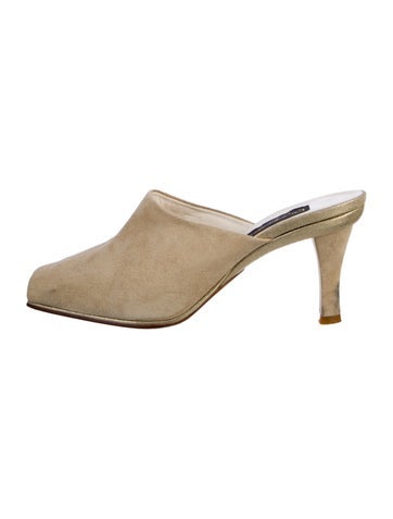 Donna Karan Pumps Suede Mules 6.5
