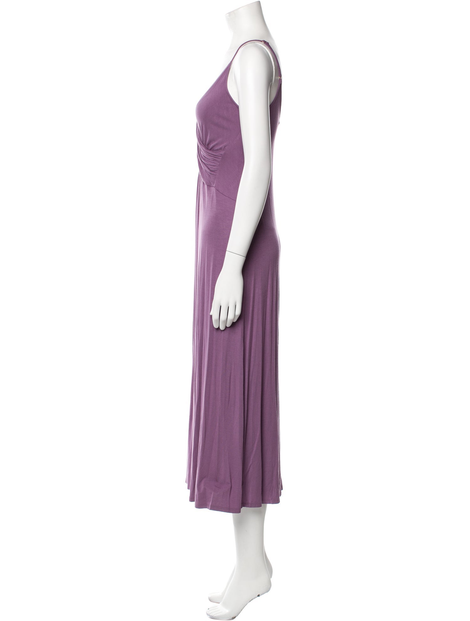 Donna Karan V-Neck Long Dress