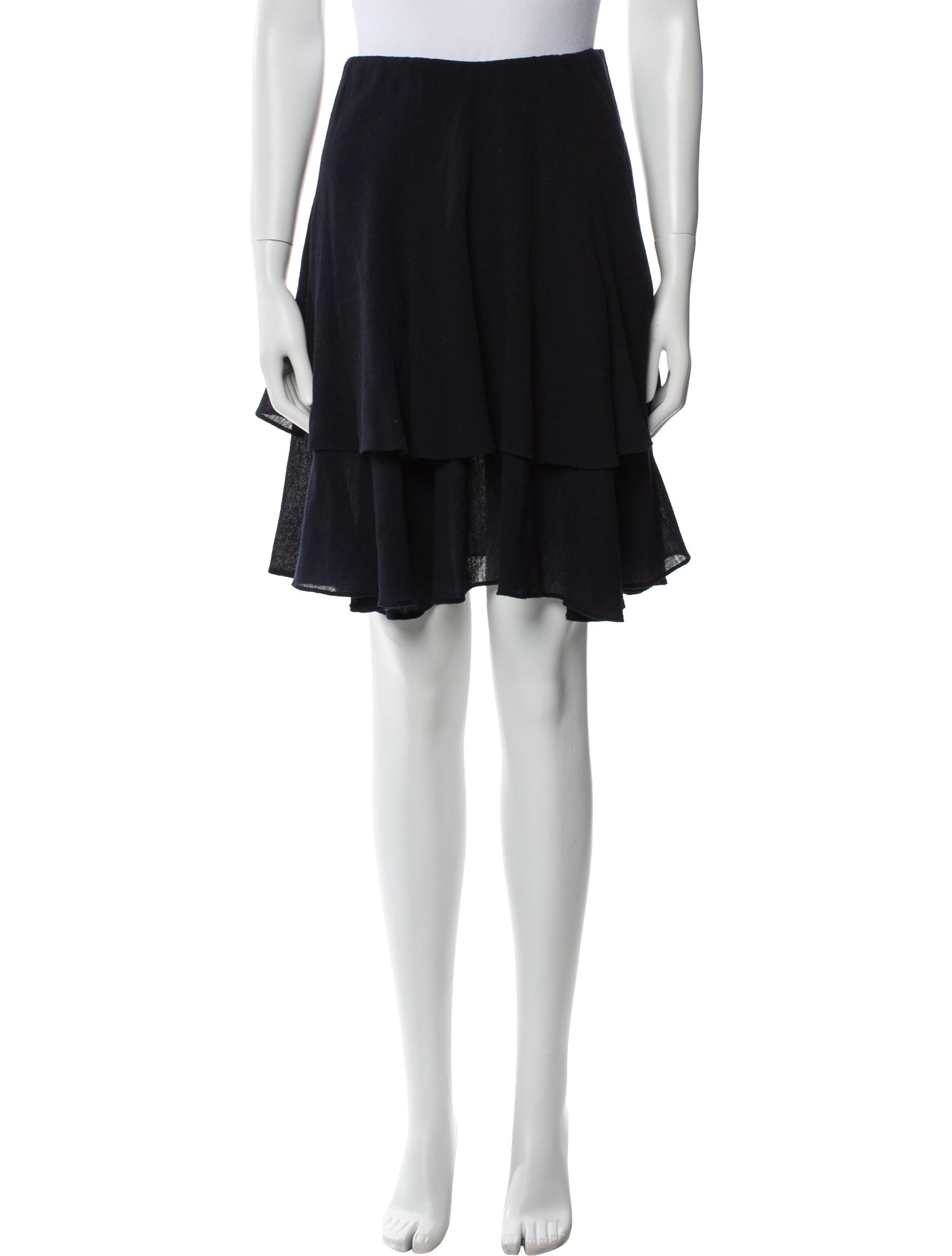 Donna Karan Wool Knee-Length Skirt