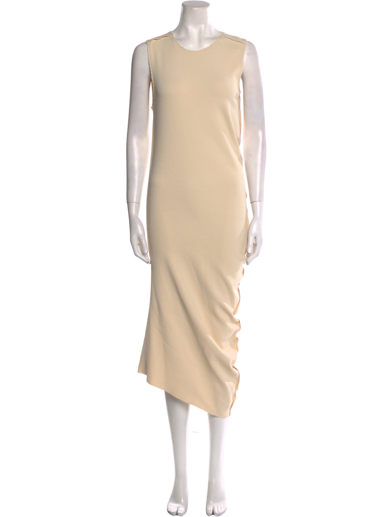 Donna Karan Crew Neck Long Dress