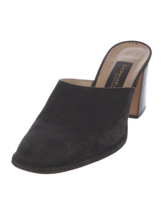 Donna Karan Suede Mules