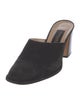 Donna Karan Suede Mules