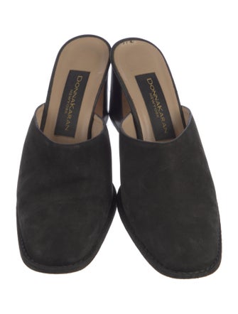 Donna Karan Suede Mules