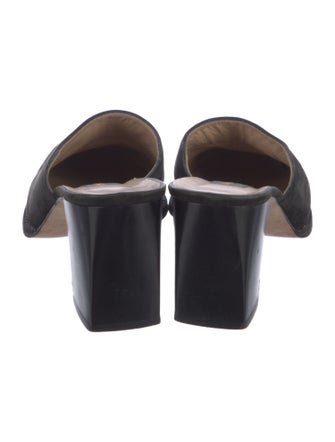 Donna Karan Suede Mules