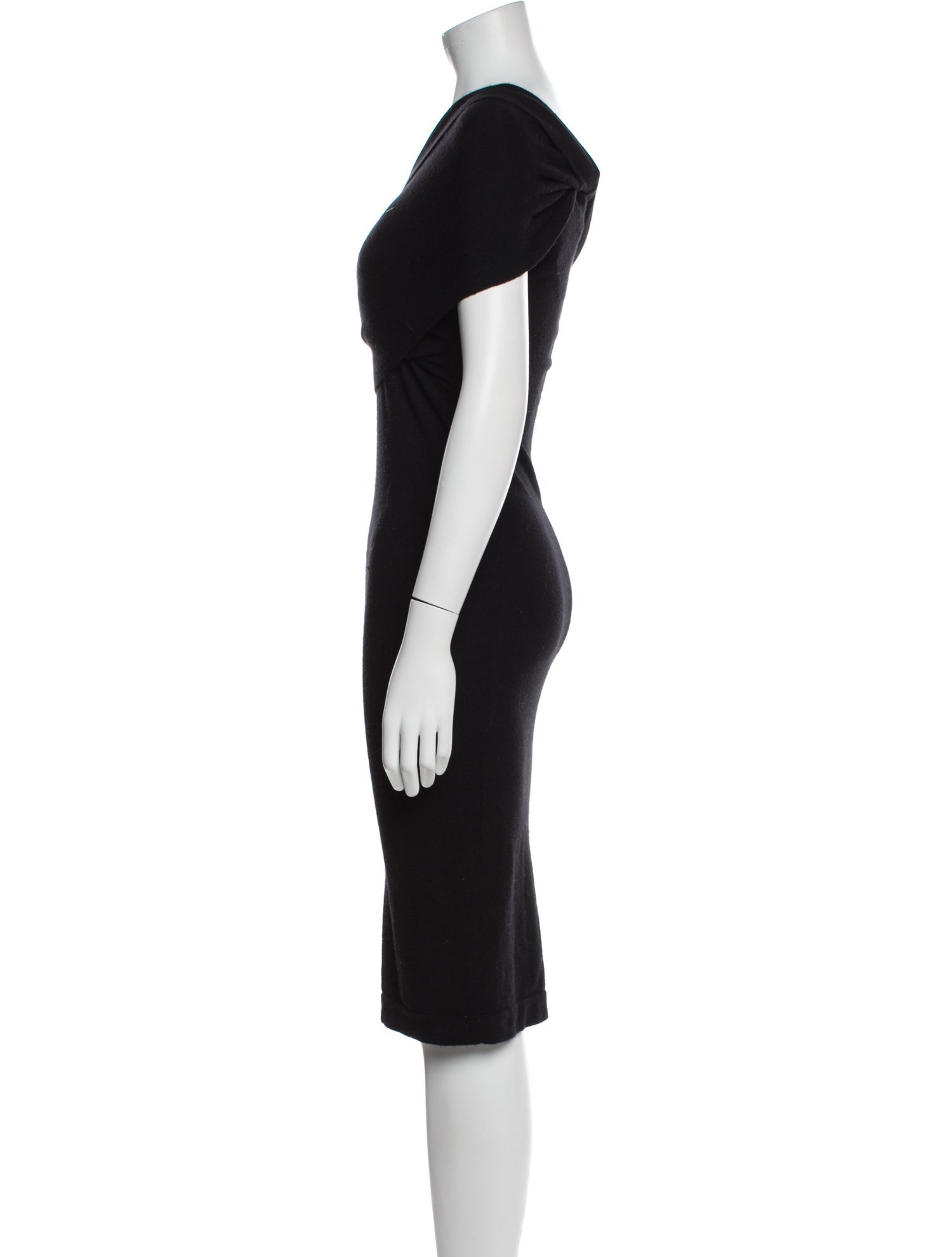Donna Karan Wool Knee-Length Dress