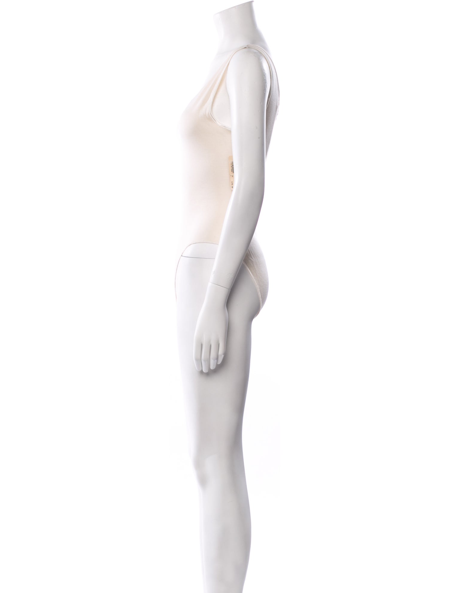 Donna Karan Silk V-Neck Bodysuit w/ Tags