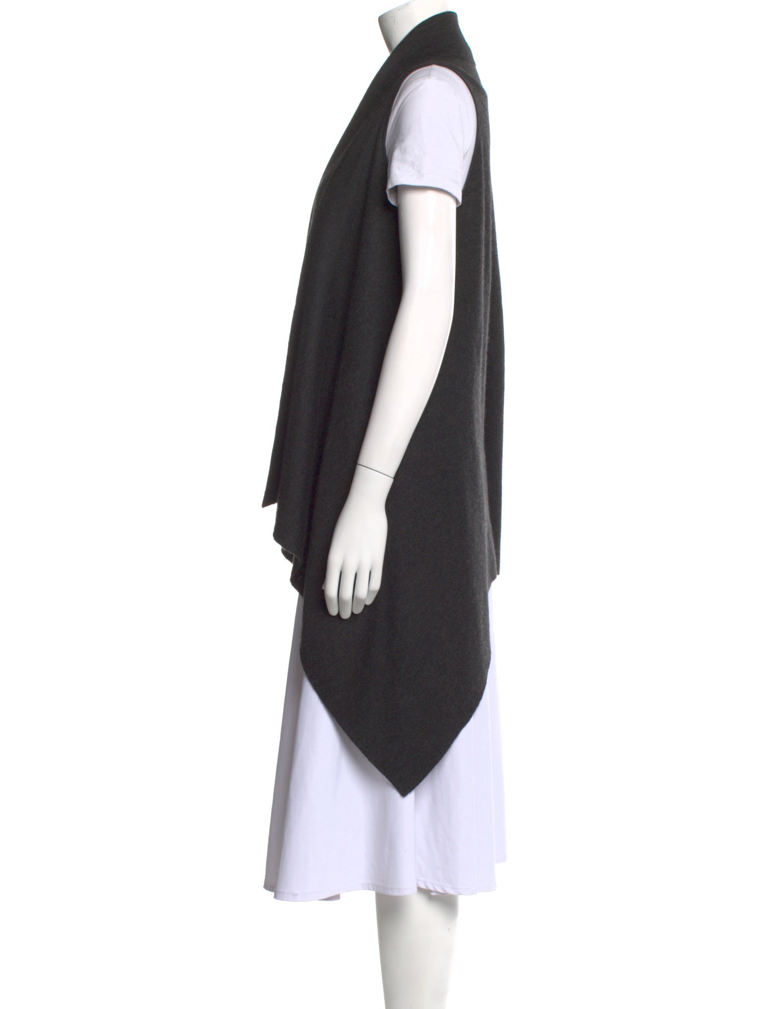 Donna Karan Cashmere Open Front Sweater