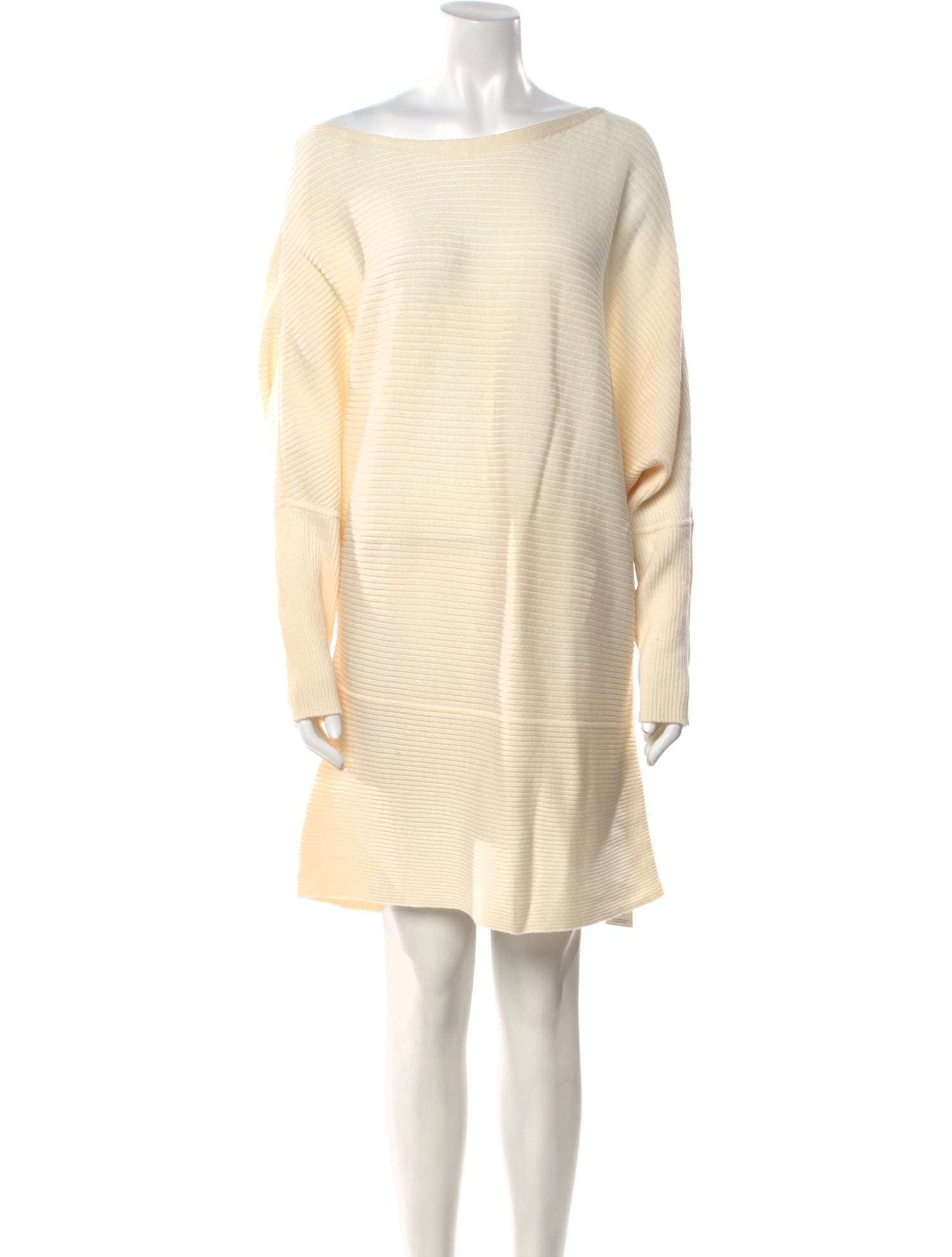 Donna Karan Wool Bateau Neckline Sweater