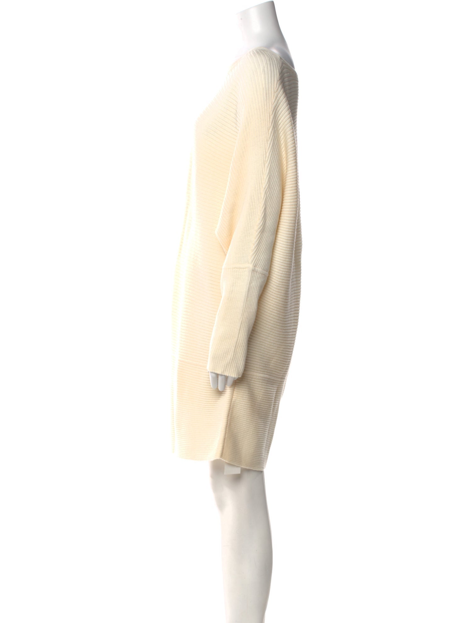 Donna Karan Wool Bateau Neckline Sweater