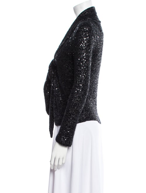 Donna Karan Cashmere Printed Evening Jacket