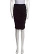 Donna Karan Ruffle Embellishment Knee-Length Skirt