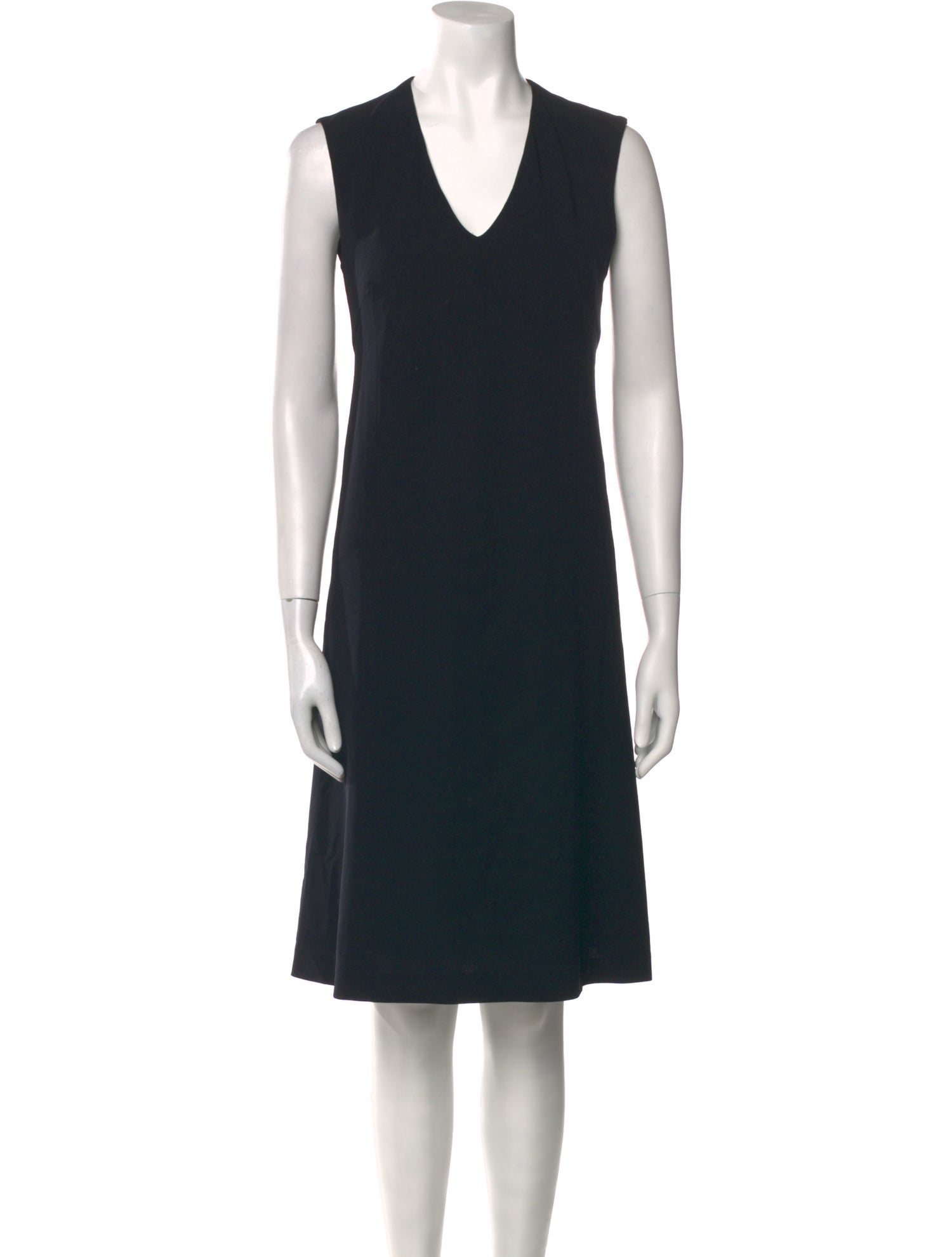 Donna Karan Wool Knee-Length Dress