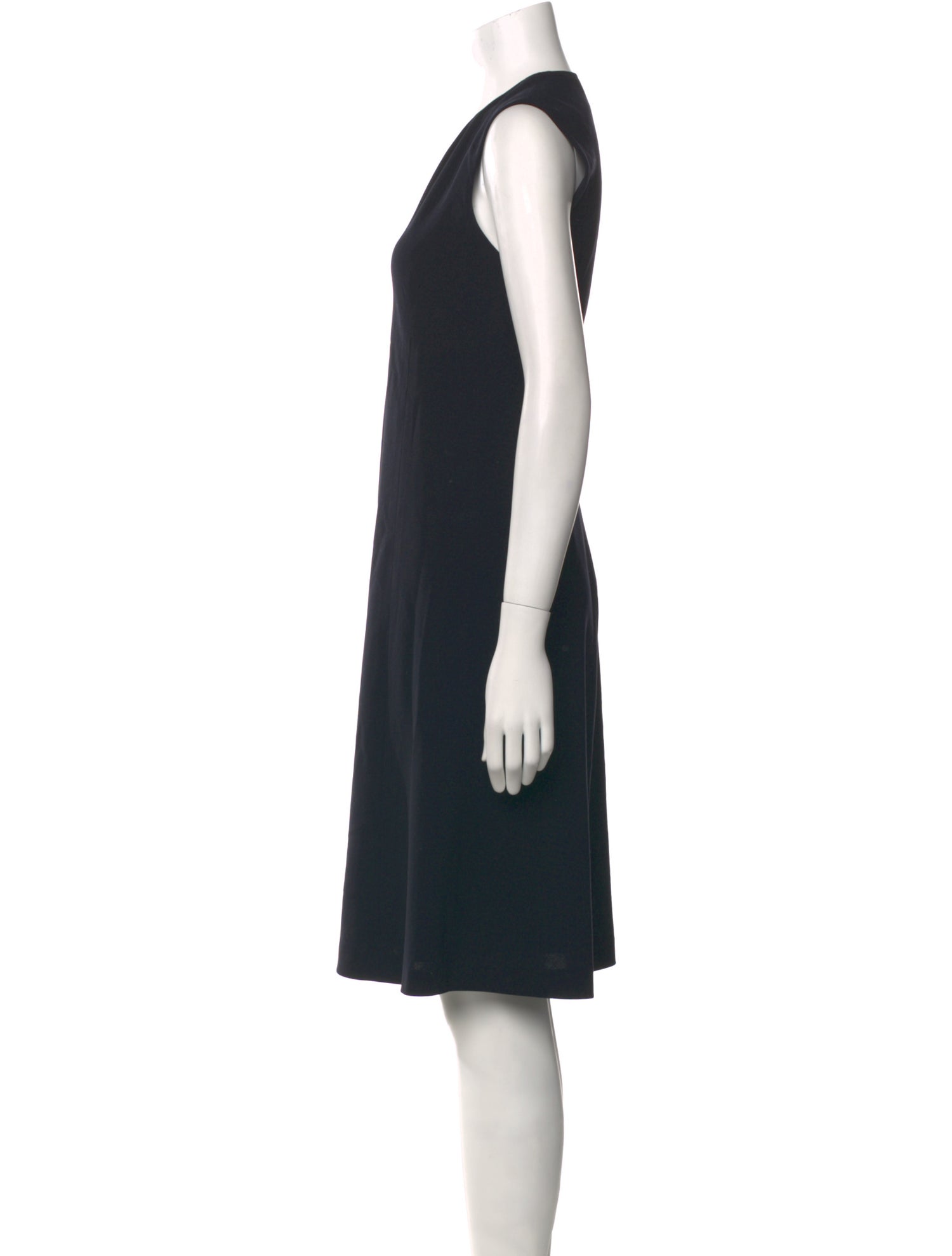 Donna Karan Wool Knee-Length Dress