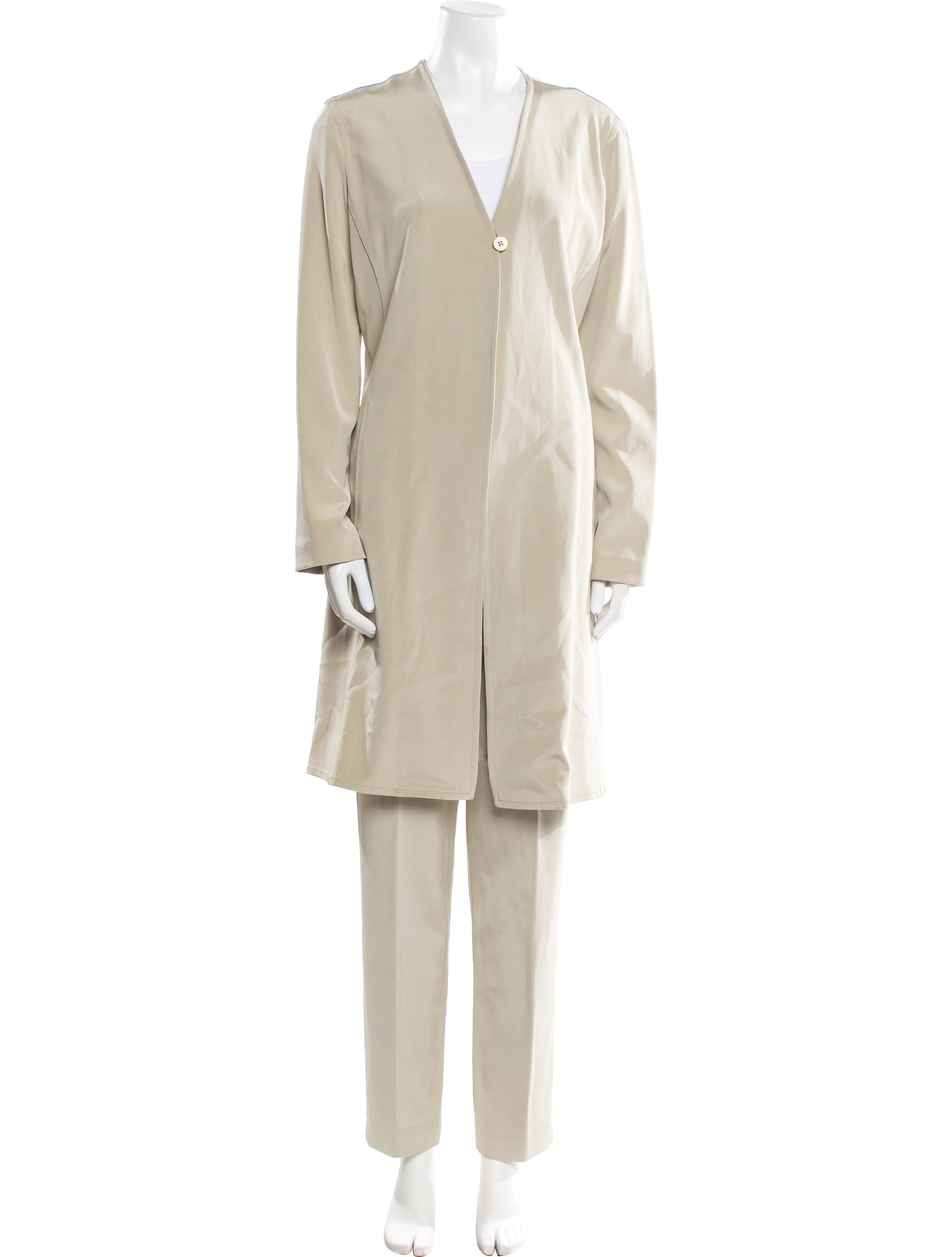 Donna Karan Silk Pantsuit