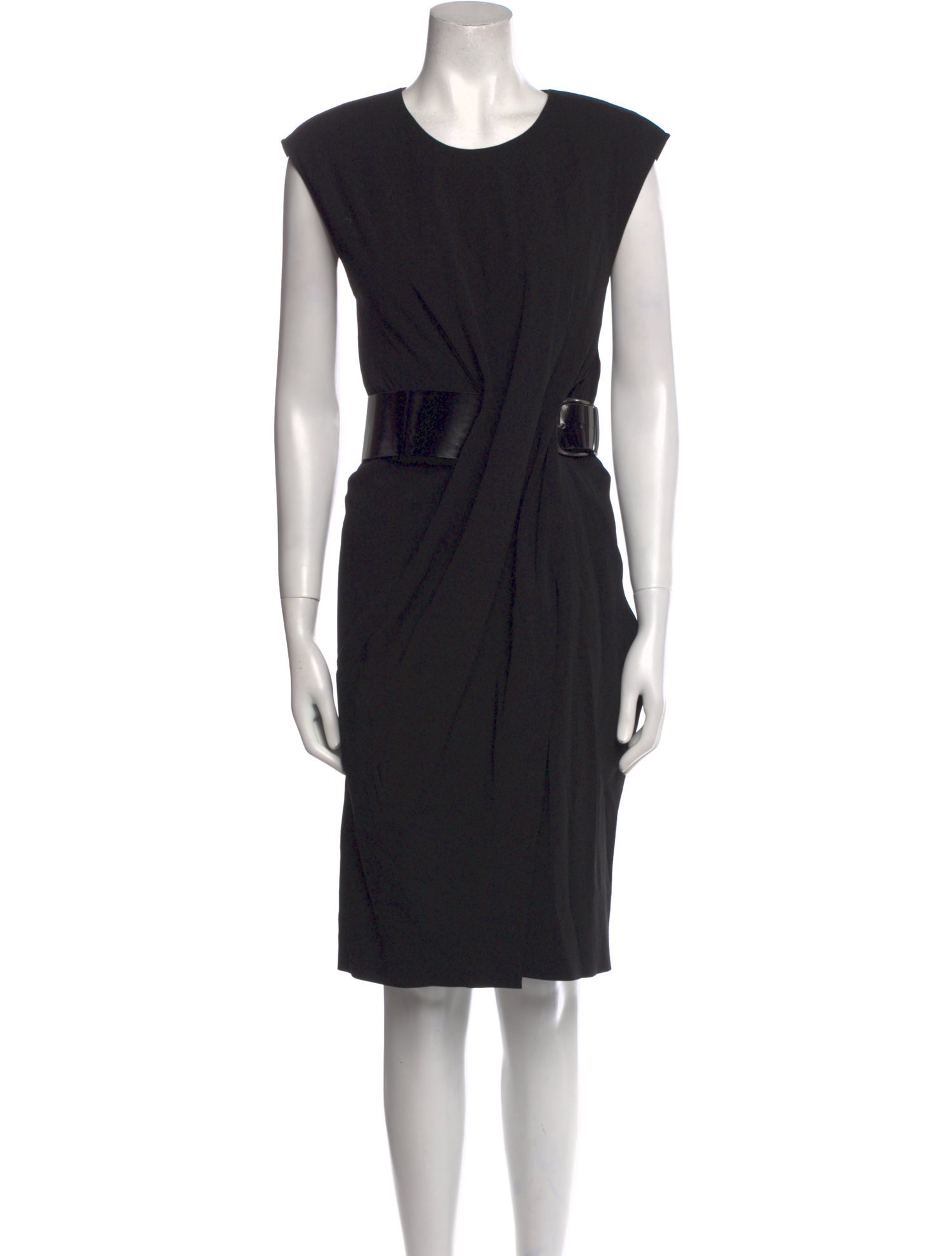 Donna Karan Crew Neck Knee-Length Dress