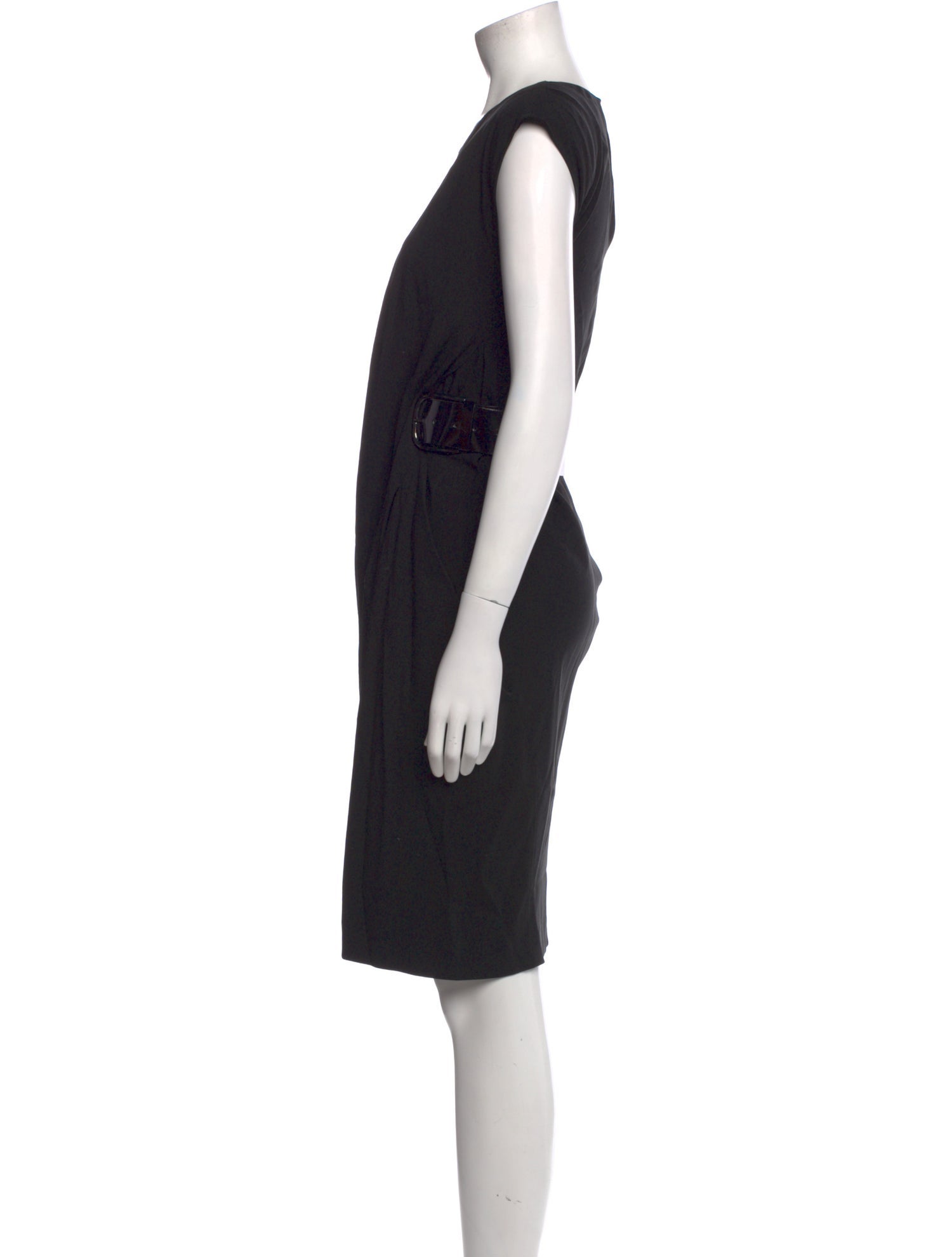 Donna Karan Crew Neck Knee-Length Dress
