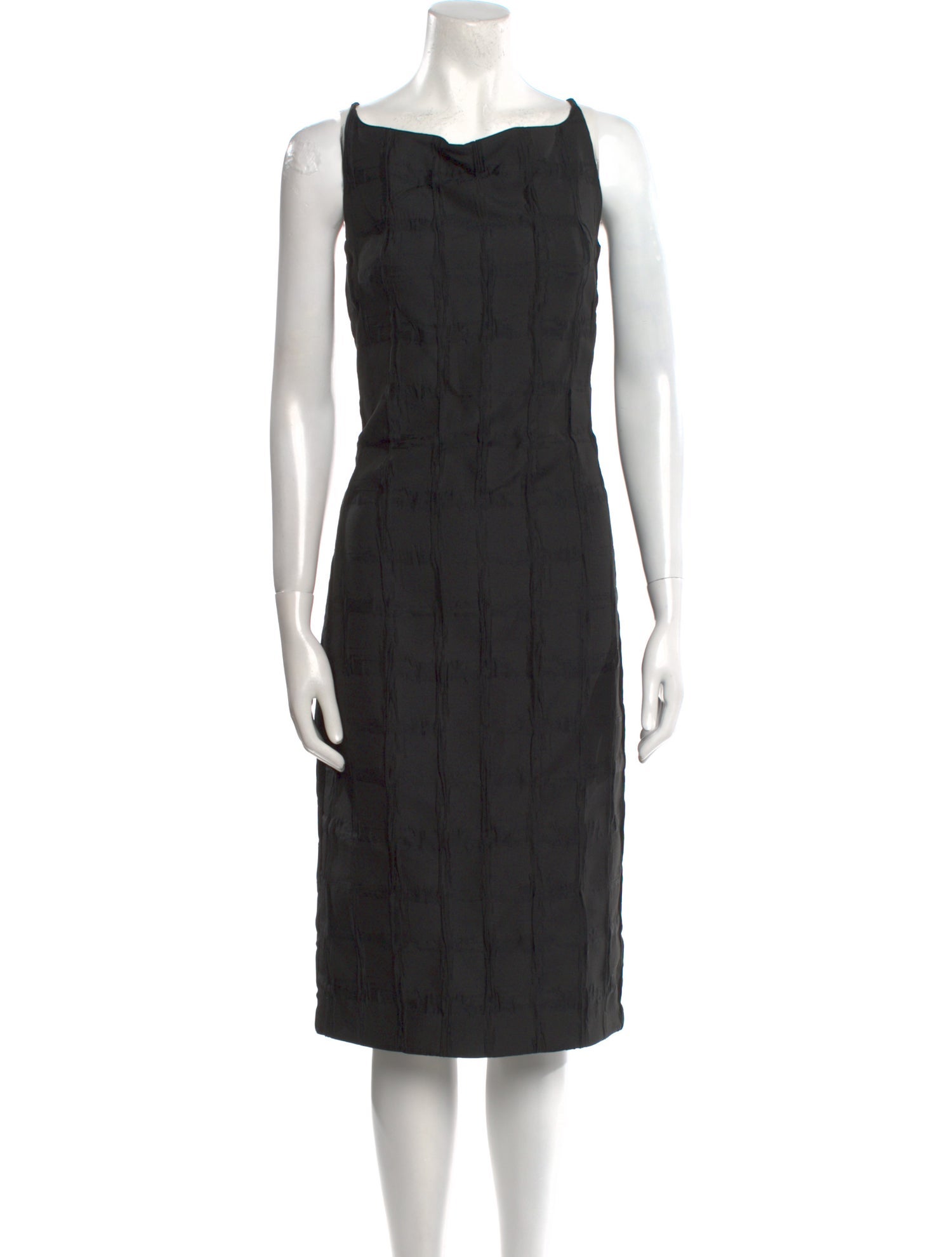Donna Karan Square Neckline Midi Length Dress w/ Tags