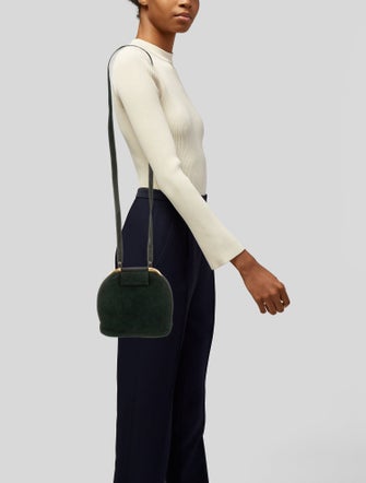 Donna Karan Suede Crossbody Bag