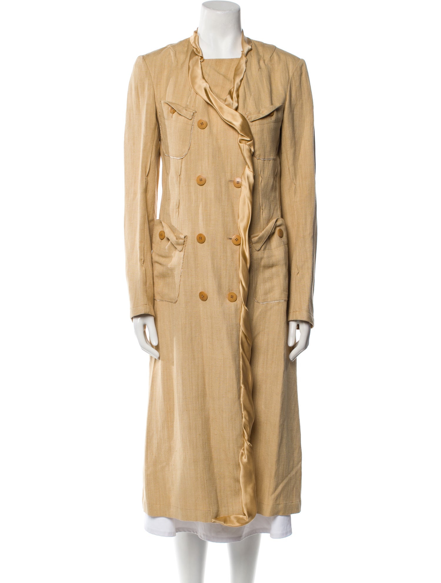 Donna Karan Silk Trench Coat