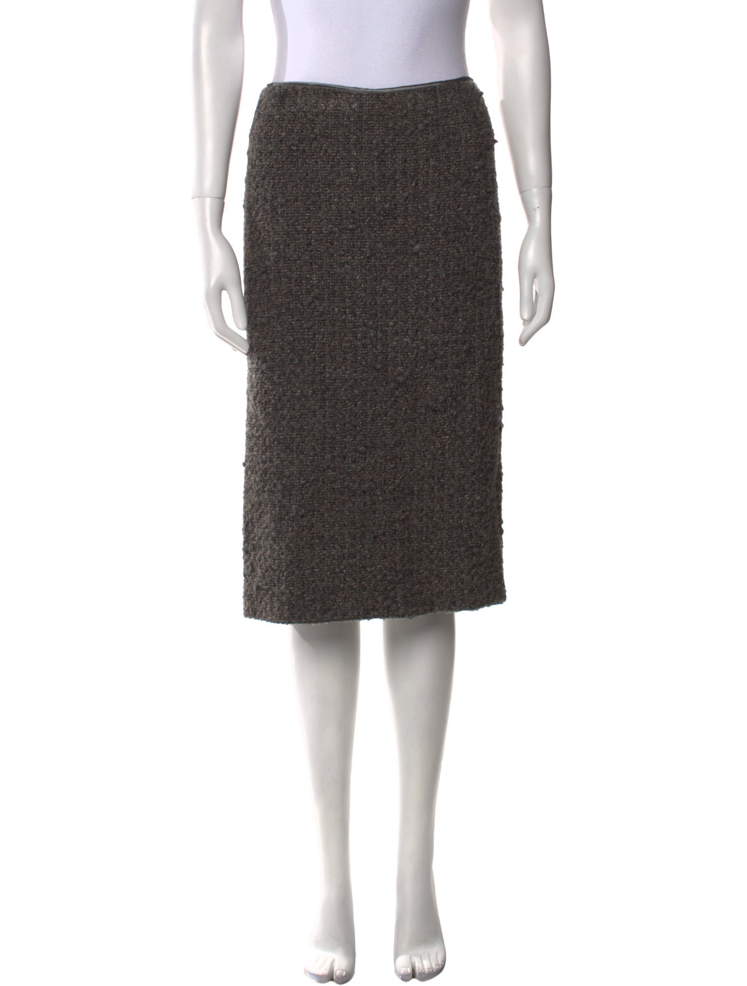 Donna Karan Wool Knee-Length Skirt