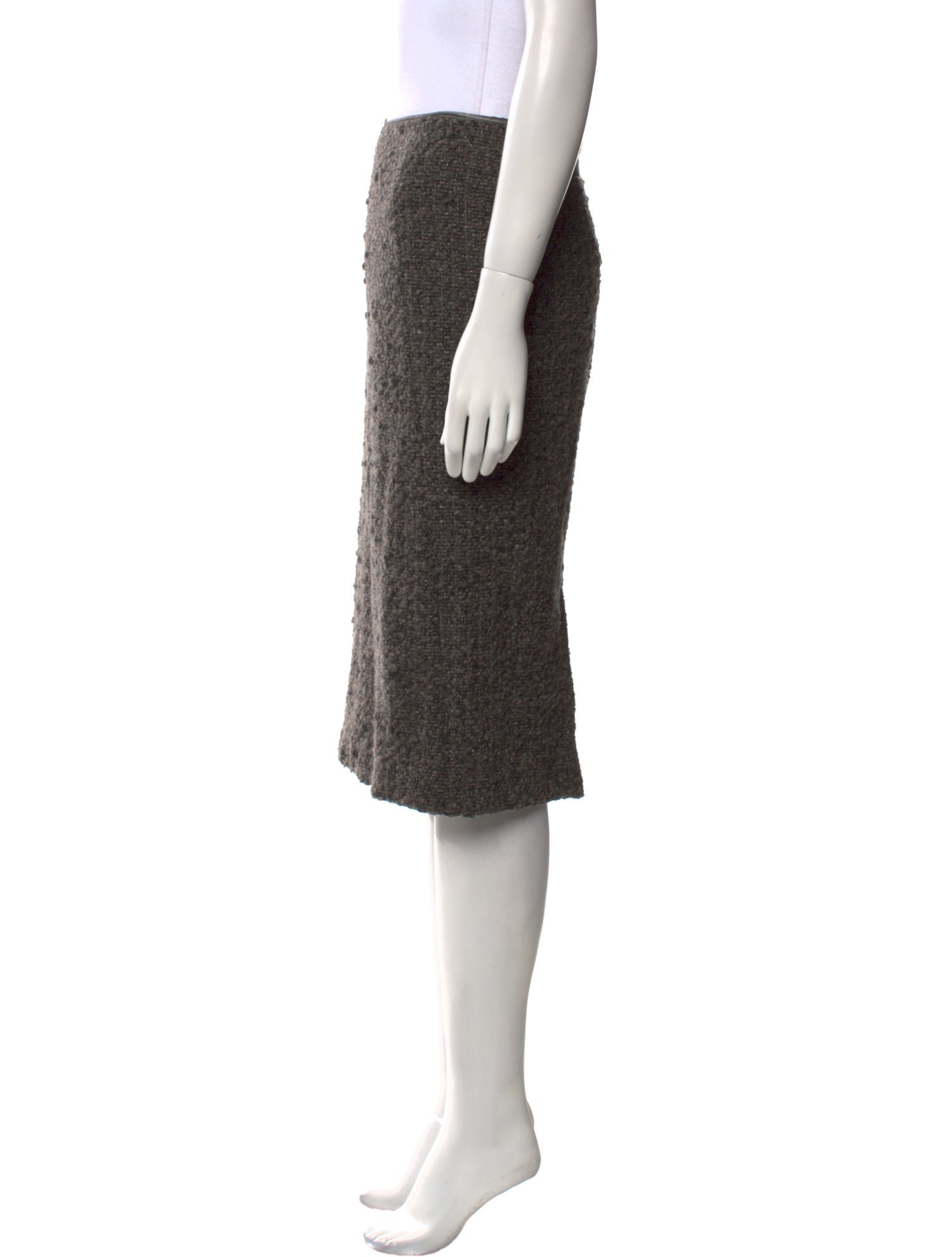 Donna Karan Wool Knee-Length Skirt