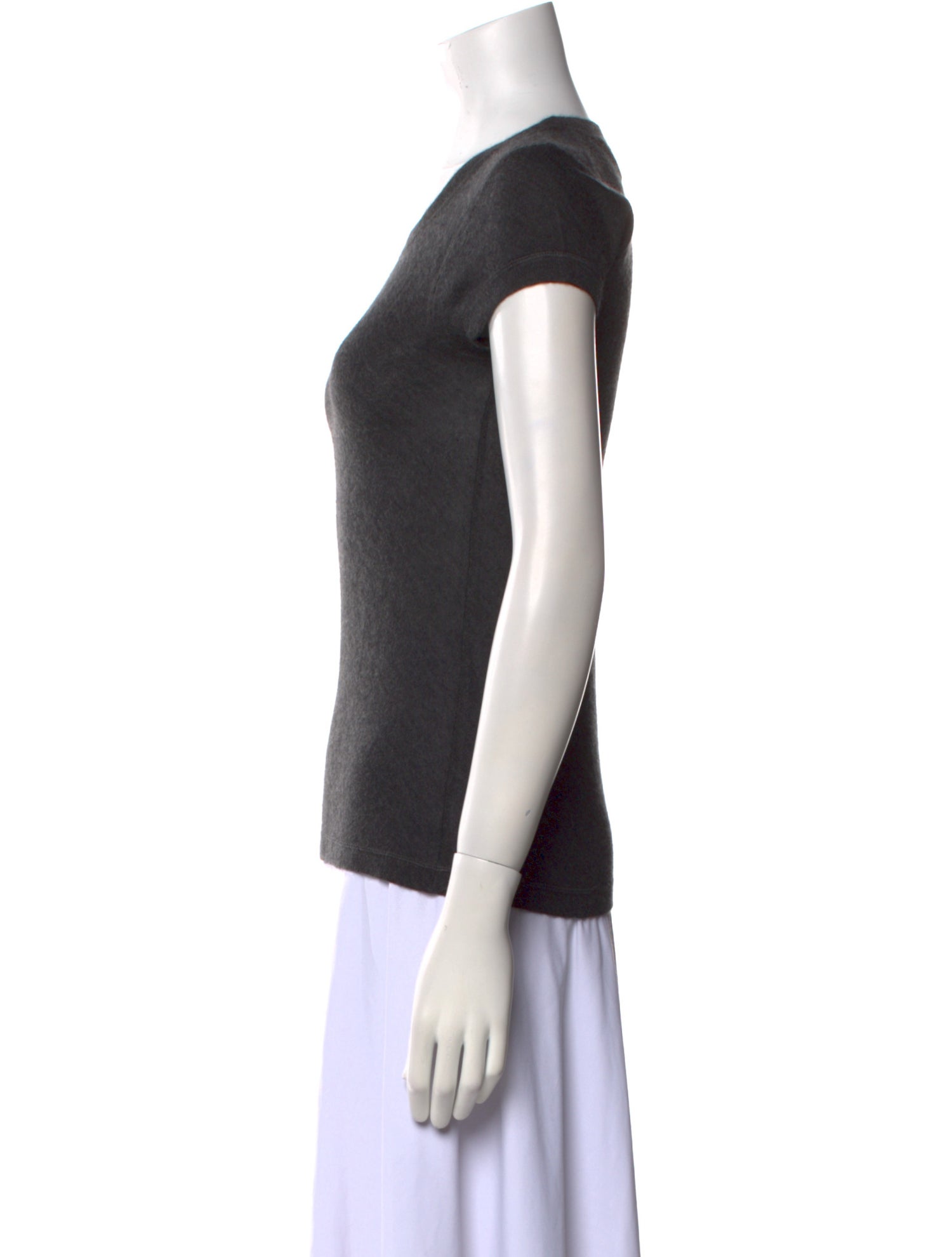 Donna Karan Cashmere Scoop Neck Sweater