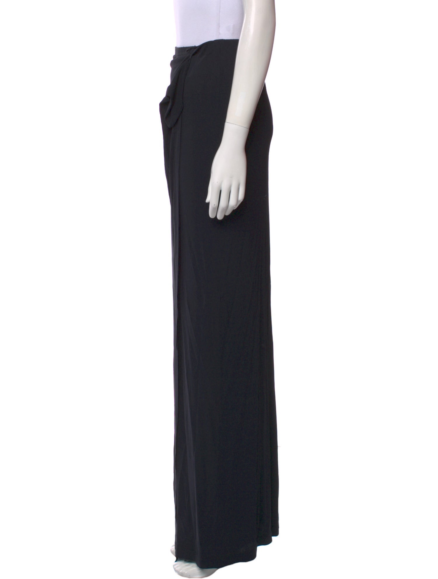 Donna Karan Ruffle Embellishment Long Skirt