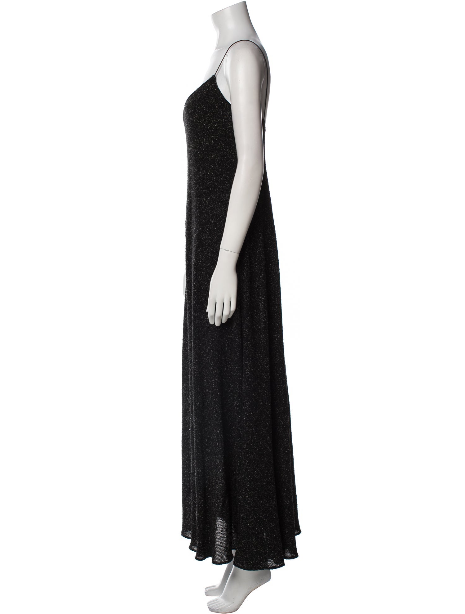 Donna Karan Scoop Neck Long Dress