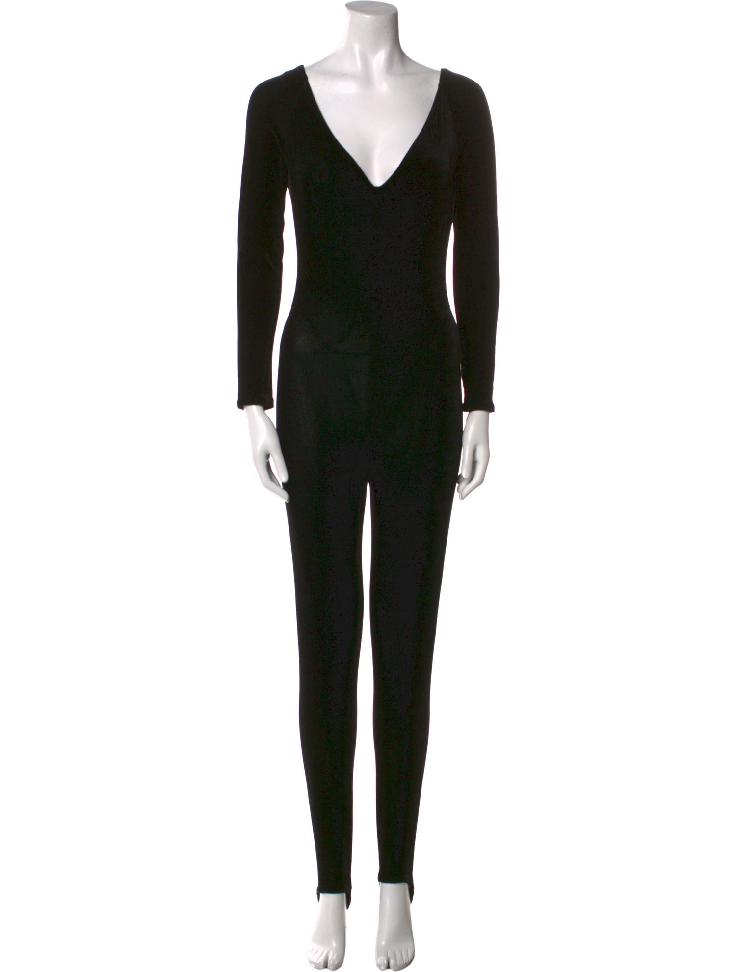 Donna Karan V-Neck Jumpsuit