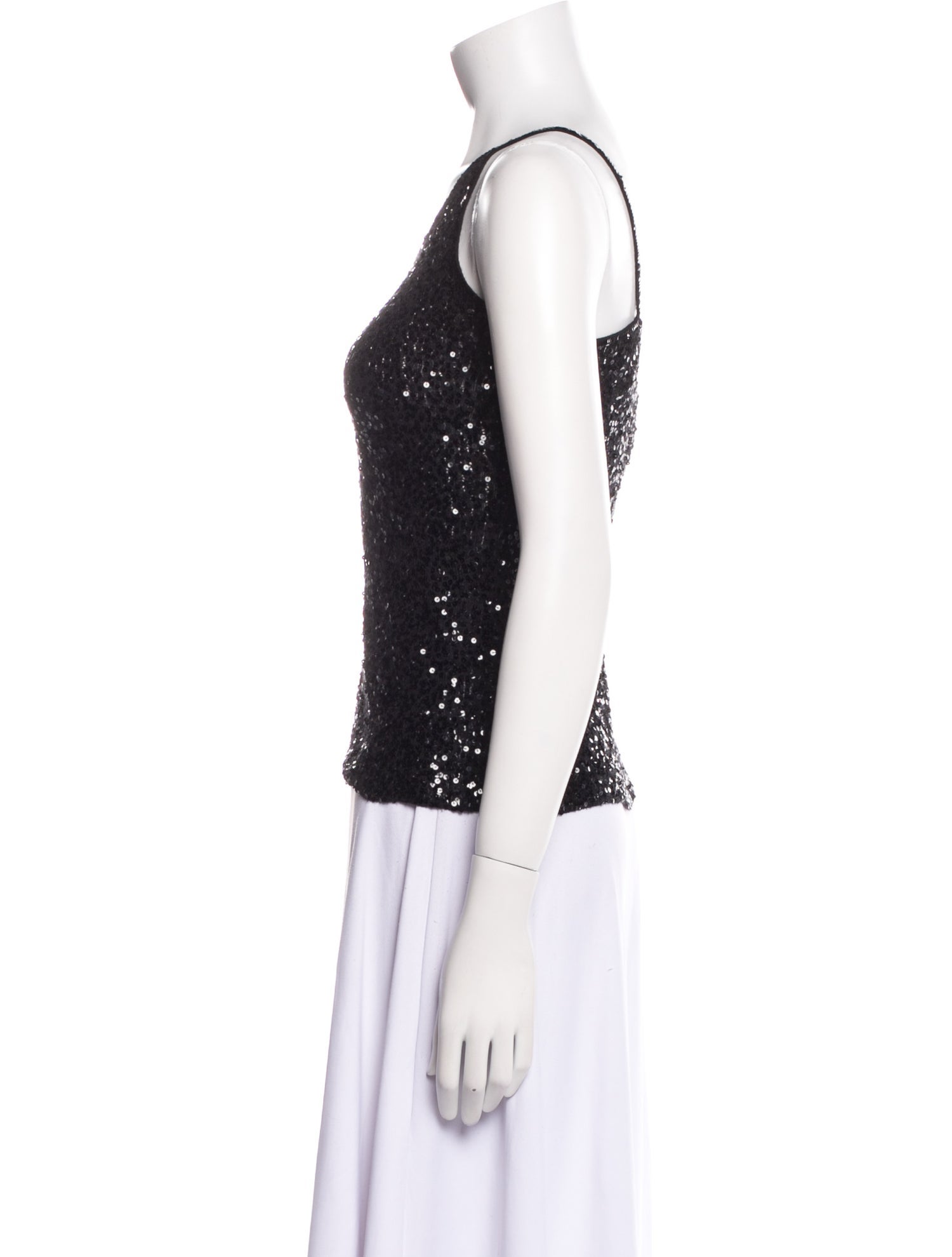 Donna Karan Cashmere V-Neck Top