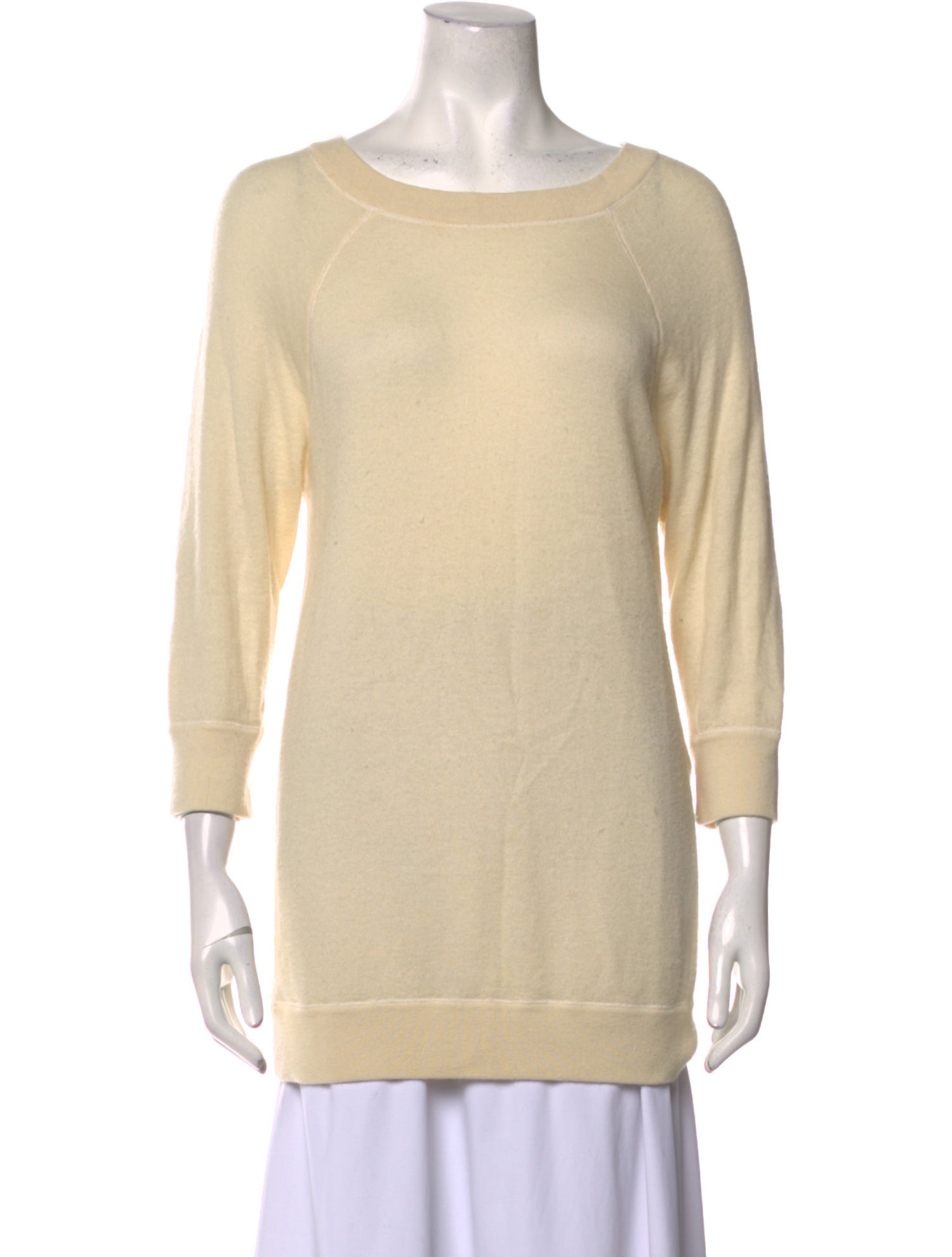 Donna Karan Cashmere Scoop Neck Sweater