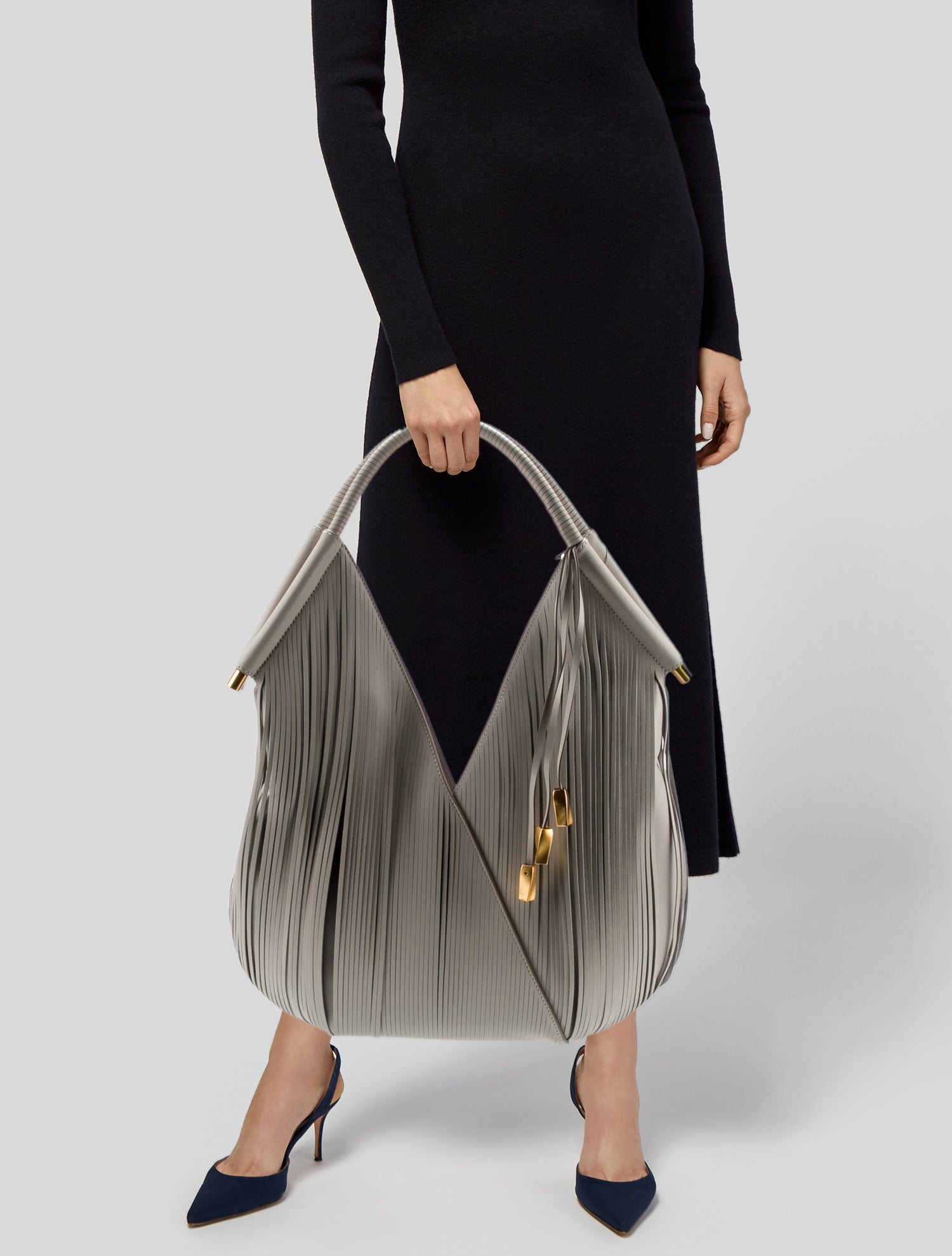 Donna Karan Leather Shoulder Bag w/ Tags