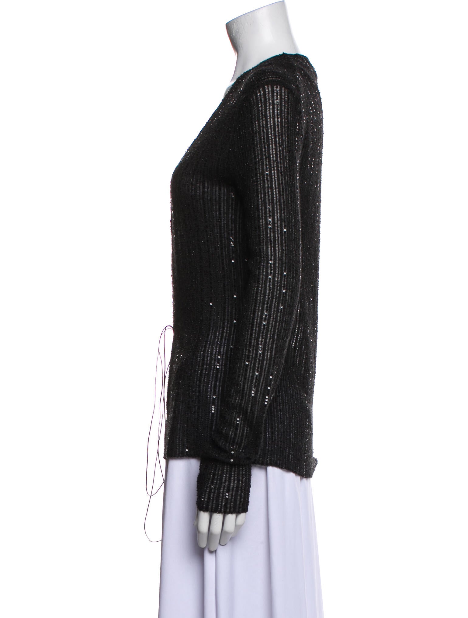 Donna Karan Cashmere Open Front Sweater