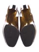 Donna Karan Patent Leather Slingback Pumps