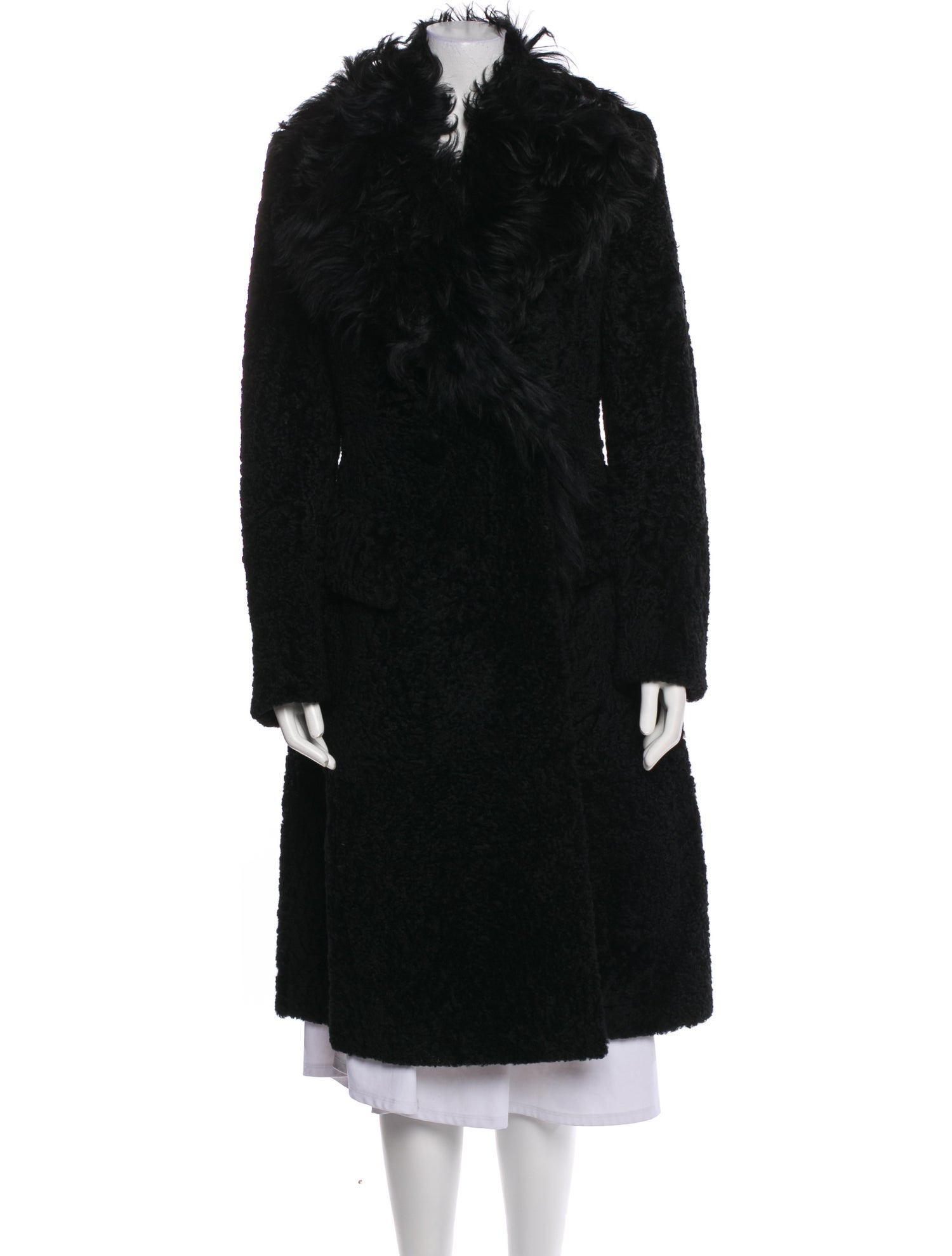 Donna Karan 2012 Shearling Fur Coat