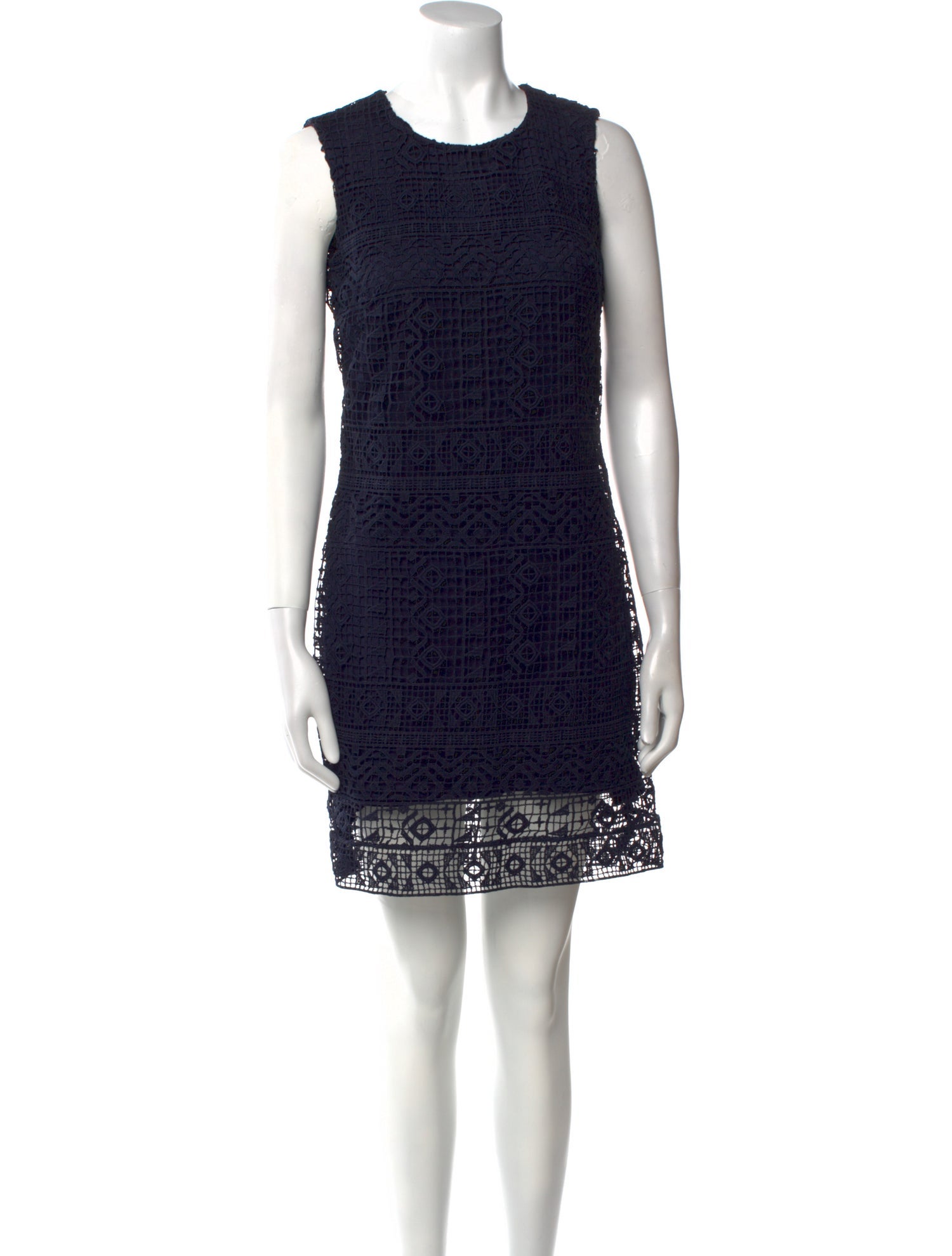 Donna Karan Crew Neck Mini Dress