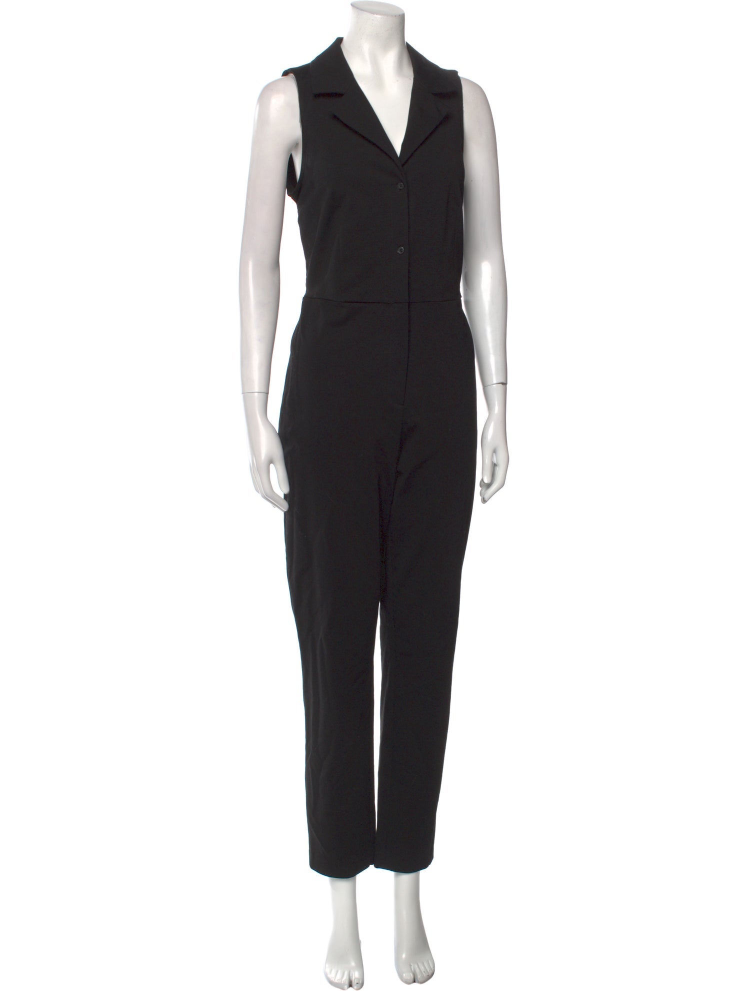 Donna Karan V-Neck Jumpsuit