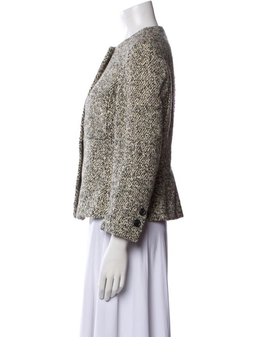 Donna Karan Cashmere Tweed Pattern Evening Jacket