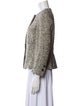 Donna Karan Cashmere Tweed Pattern Evening Jacket