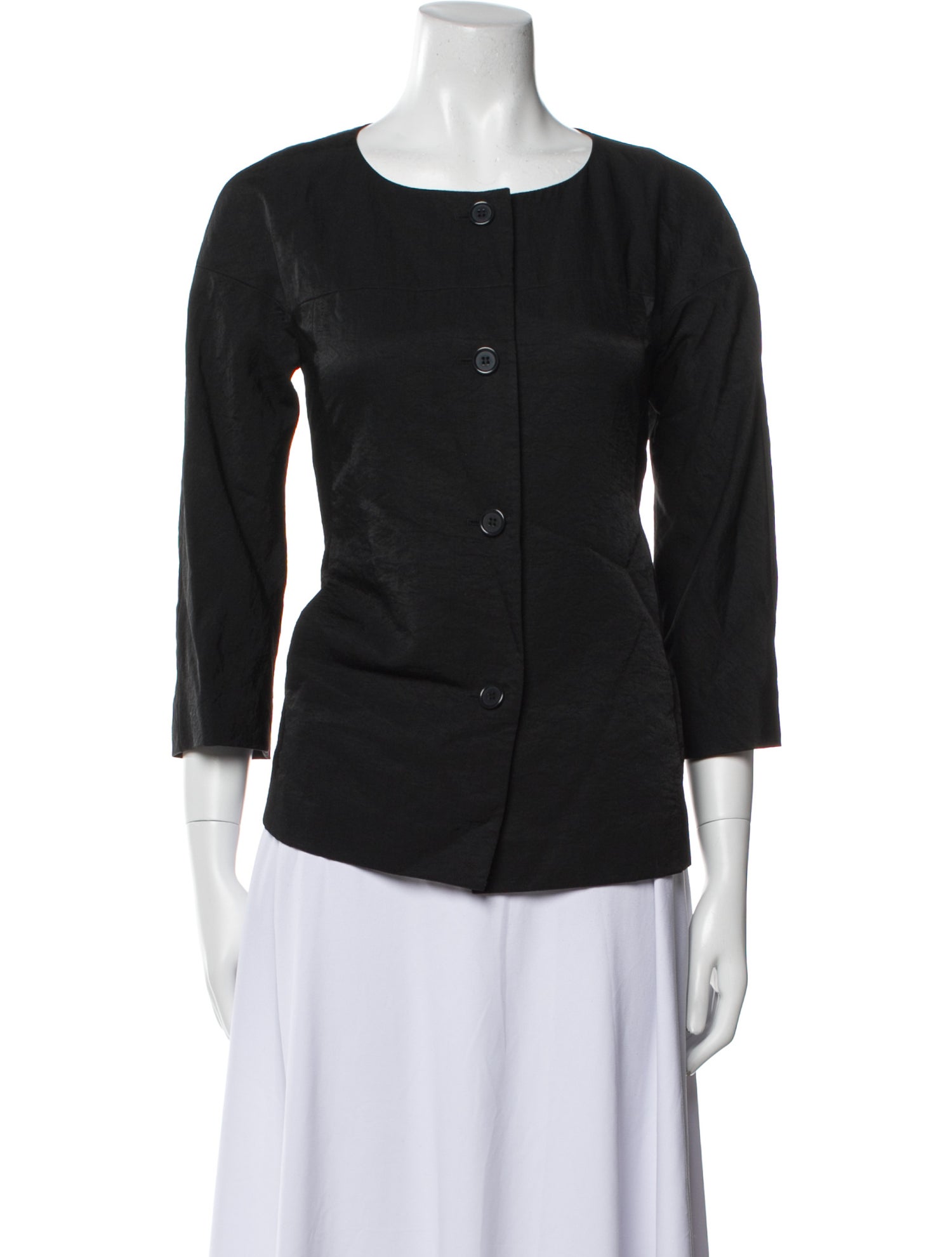 Donna Karan Nylon Denim Jacket