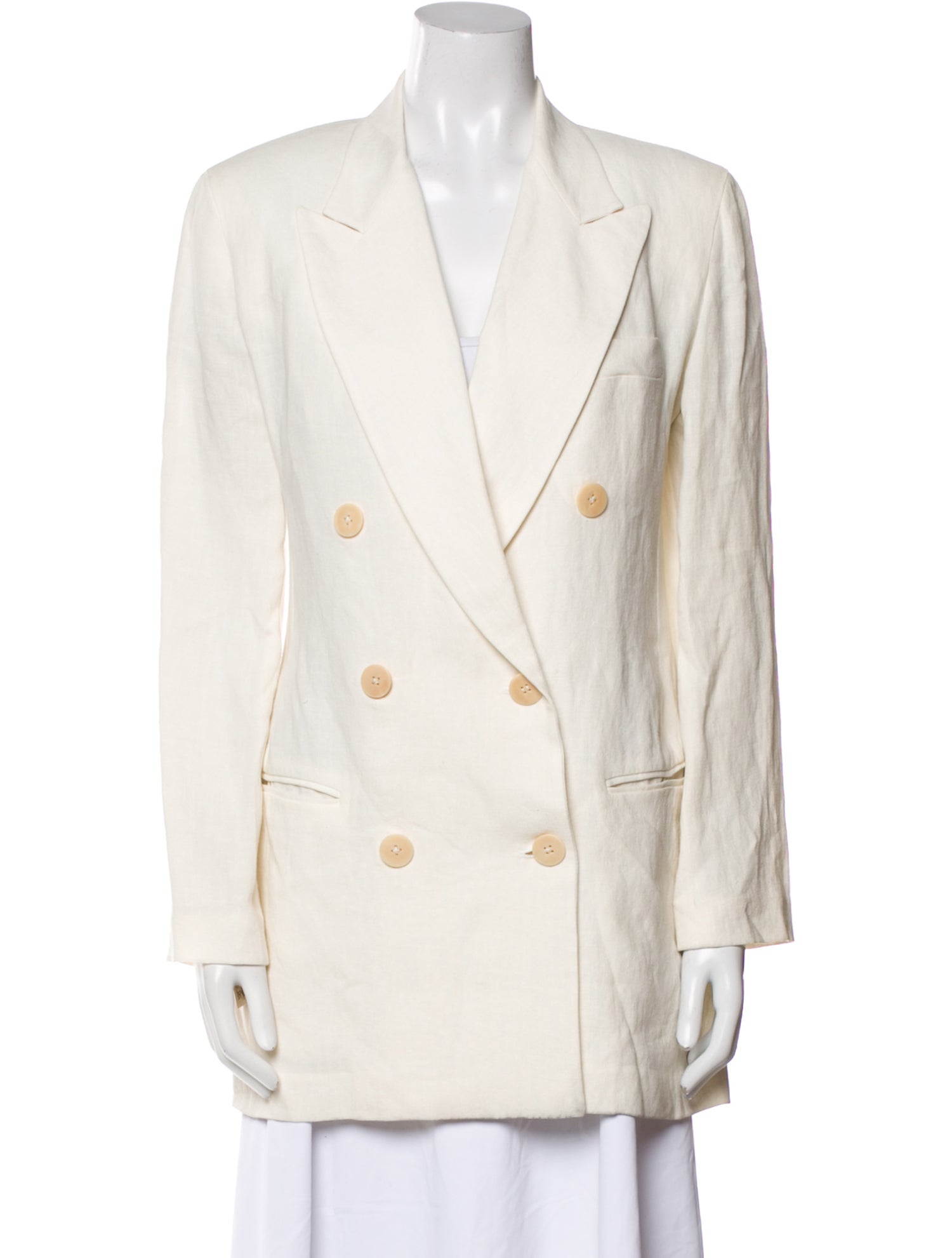 Donna Karan Linen Coat
