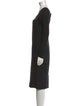 Donna Karan Square Neckline Midi Length Dress