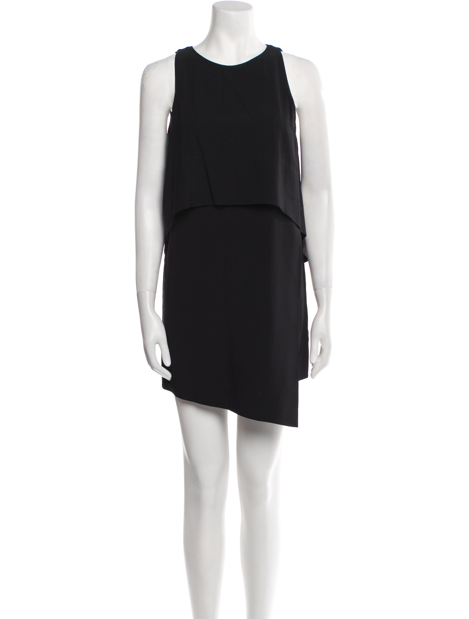 Donna Karan Crew Neck Mini Dress