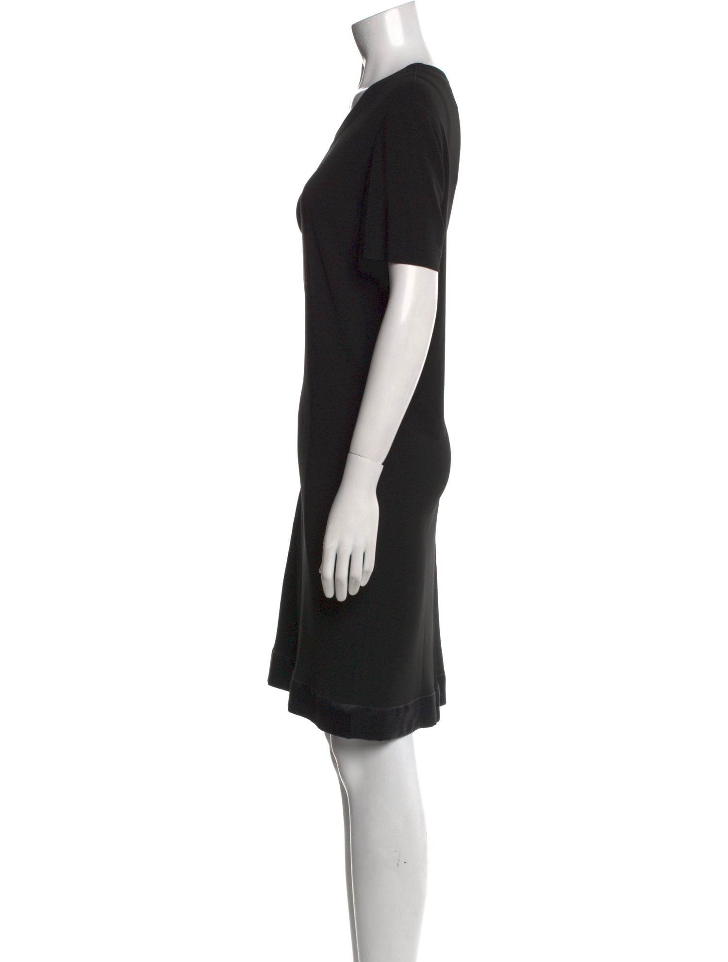 Donna Karan Scoop Neck Mini Dress