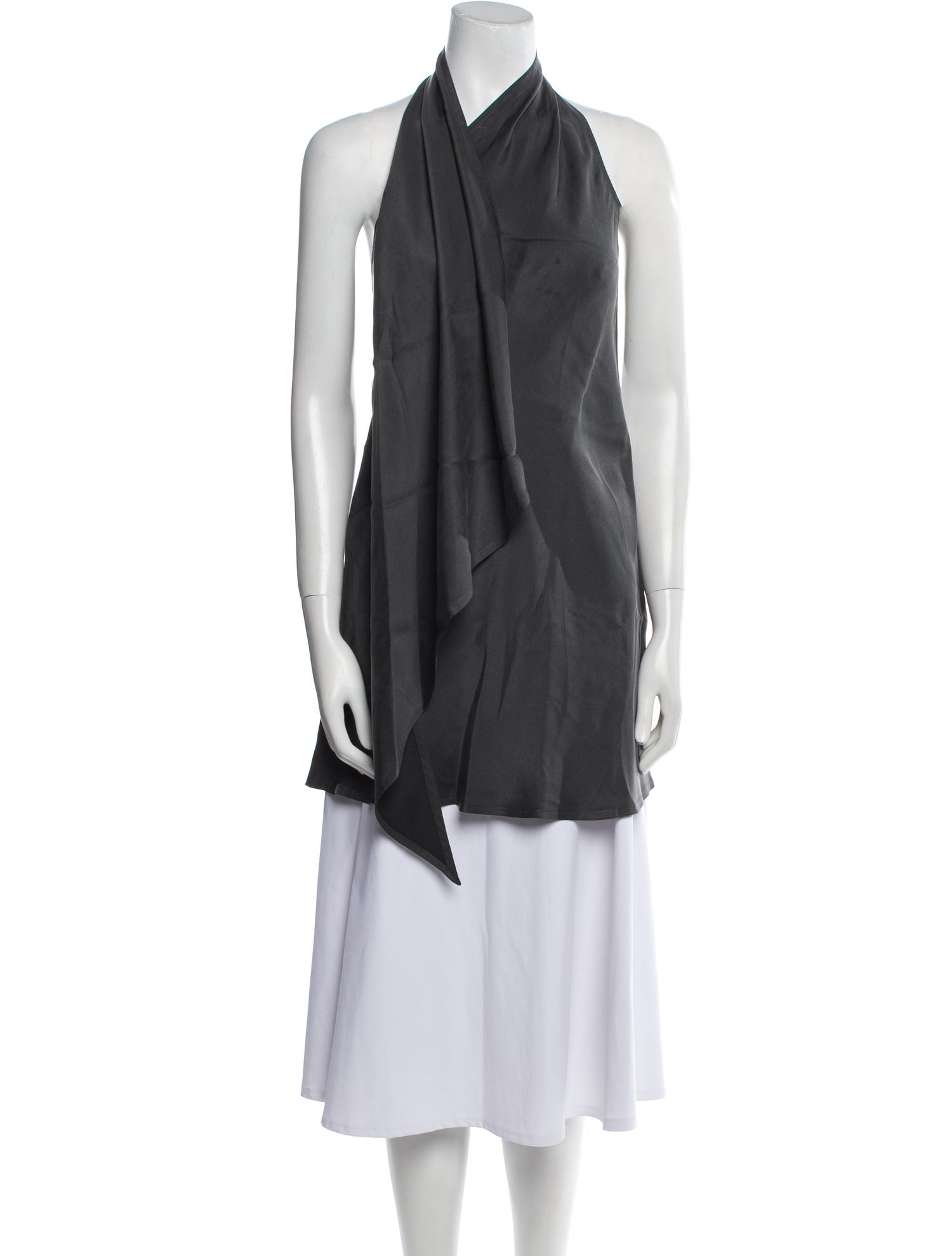 Donna Karan Halterneck Sleeveless Tunic