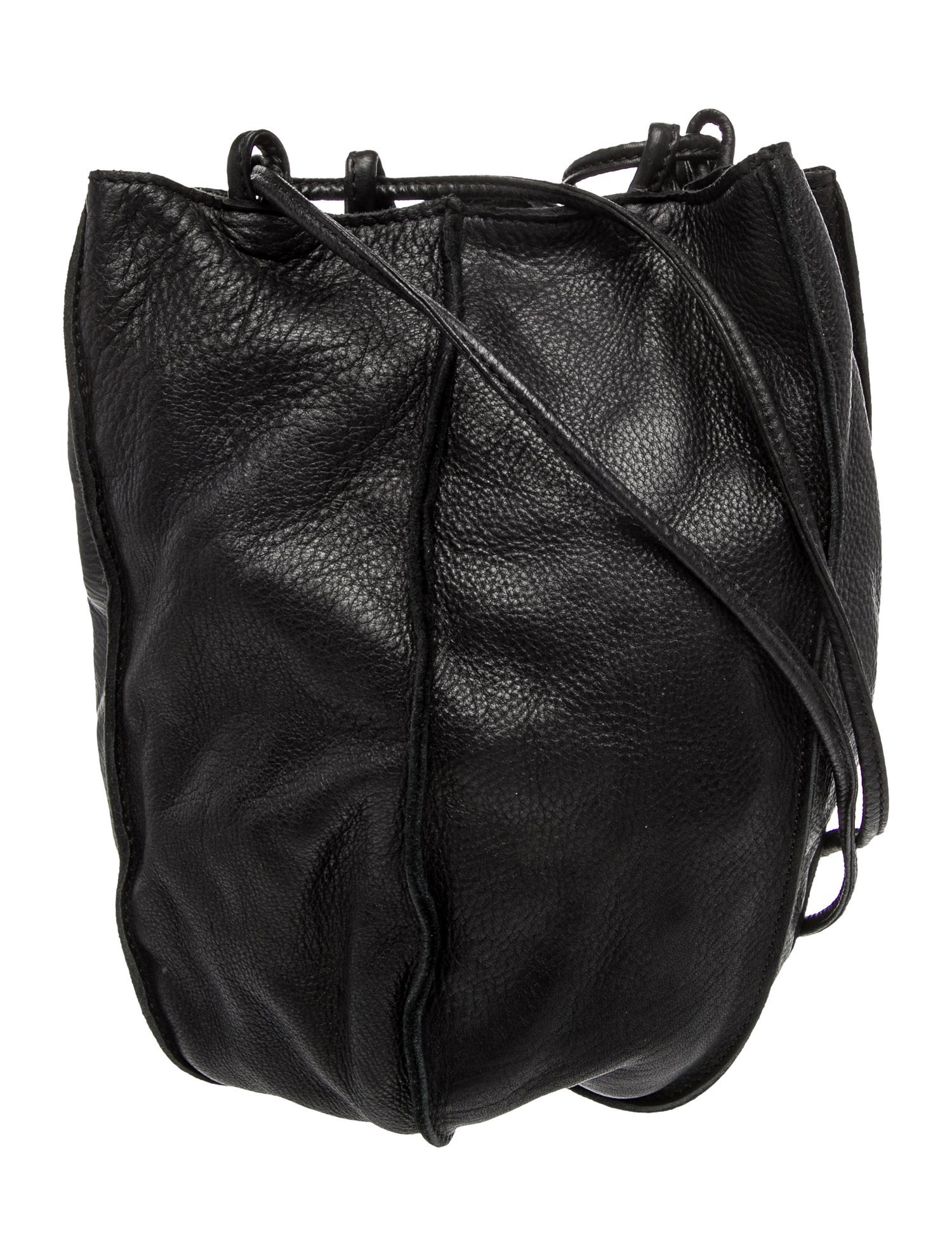 Donna Karan Leather Bucket Bag