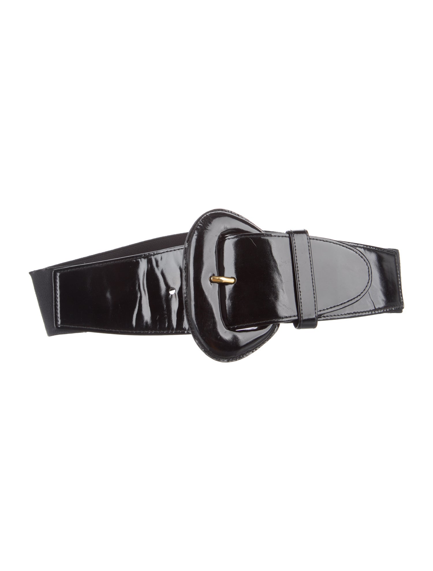Donna Karan Wide Leather Belt