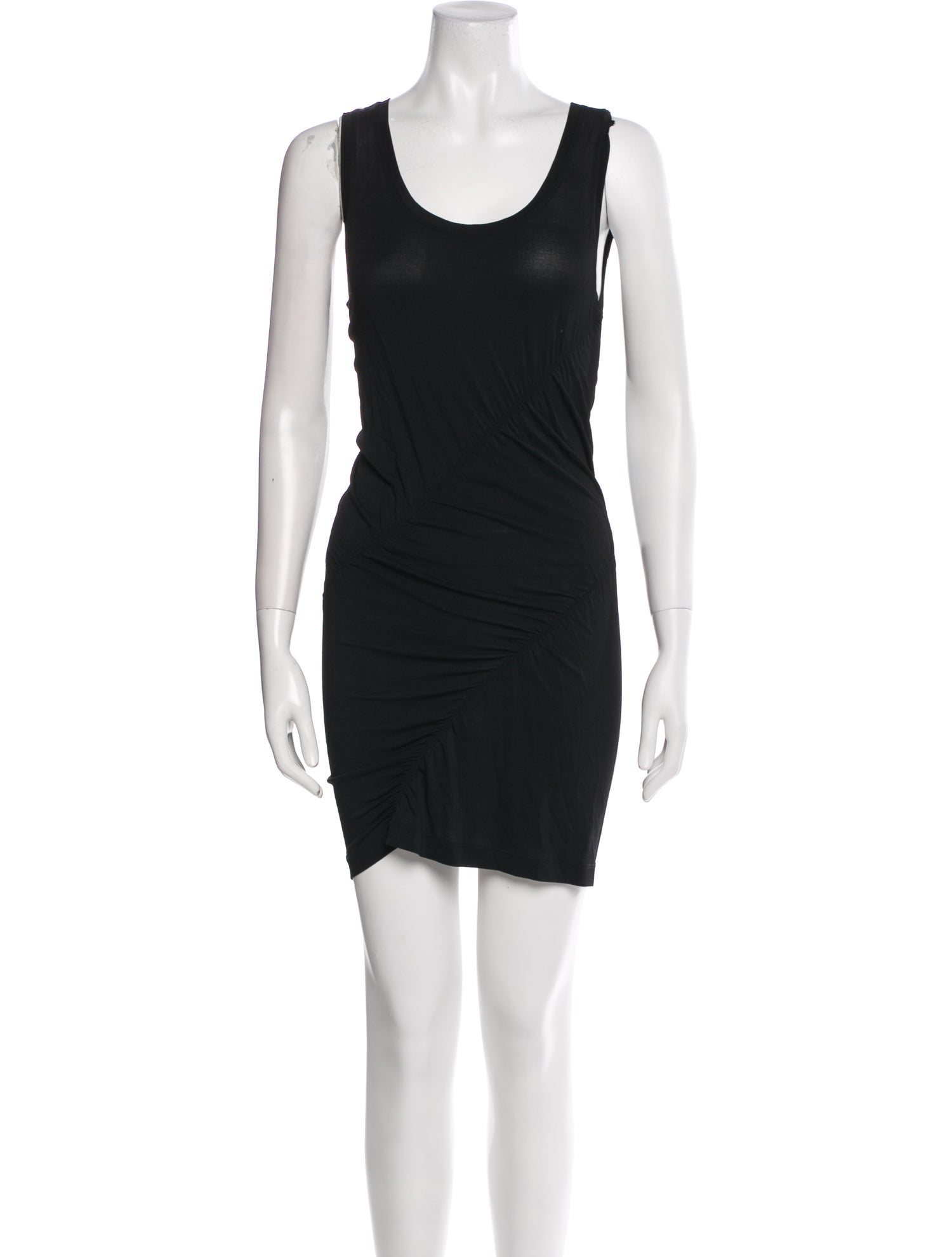Donna Karan Scoop Neck Mini Dress