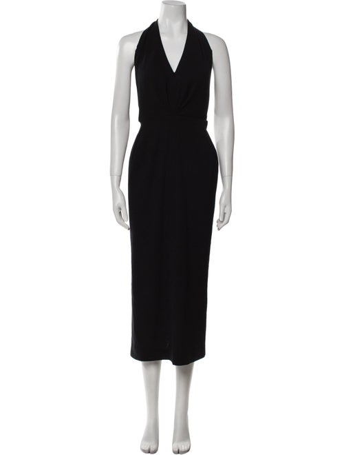Donna Karan Wool Long Dress