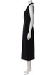 Donna Karan Wool Long Dress
